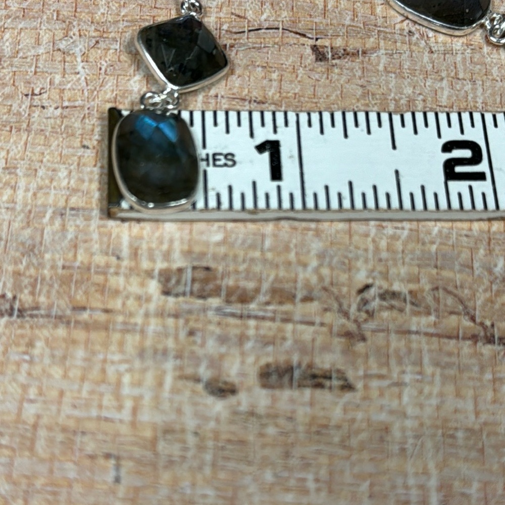 Faceted Labradorite Earrings - image 8